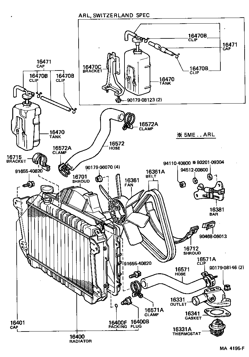  CROWN |  RADIATOR WATER OUTLET