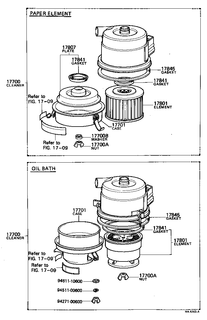 COASTER |  AIR CLEANER