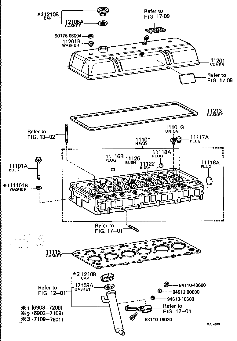  LAND CRUISER 40 45 55 |  CYLINDER HEAD