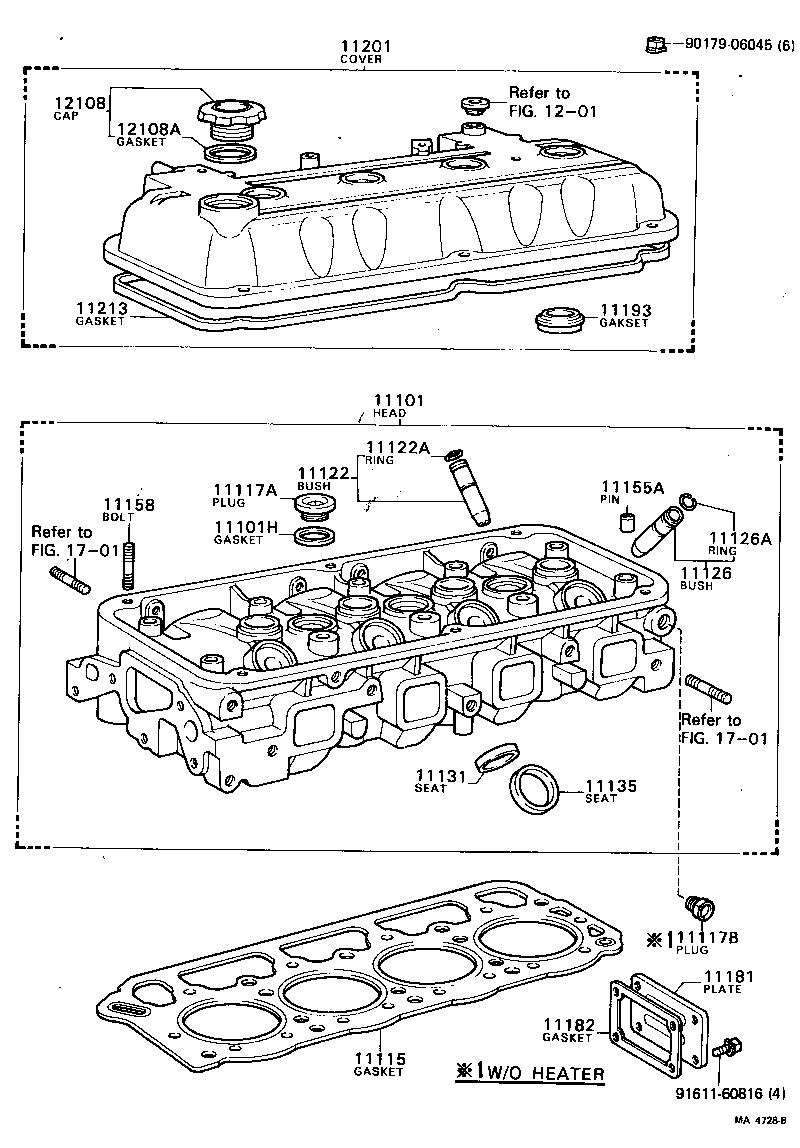  CARINA |  CYLINDER HEAD