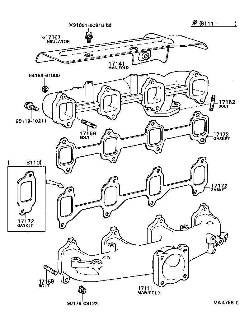  COASTER |  MANIFOLD