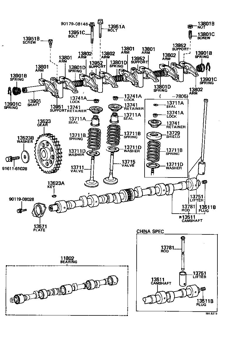  COASTER |  CAMSHAFT VALVE