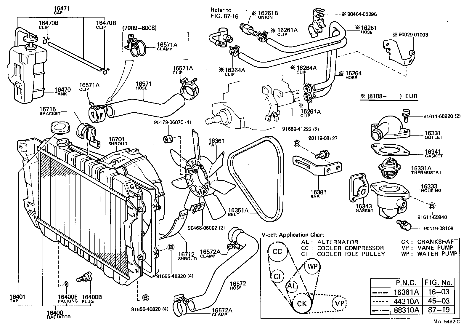  CROWN |  RADIATOR WATER OUTLET