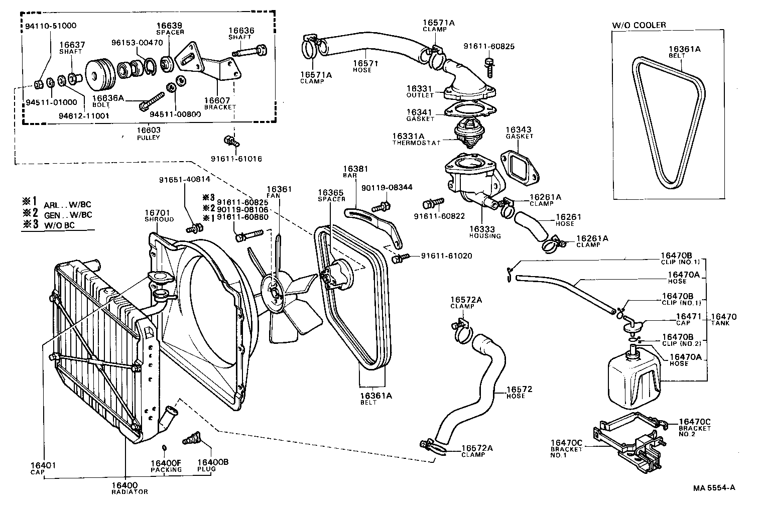  COASTER |  RADIATOR WATER OUTLET