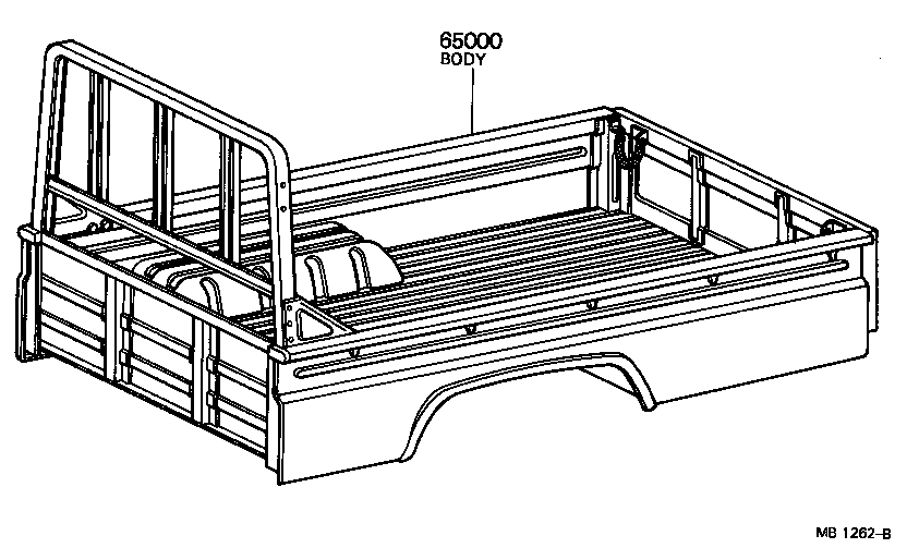  LAND CRUISER 40 45 55 |  REAR BODY ASSEMBLY