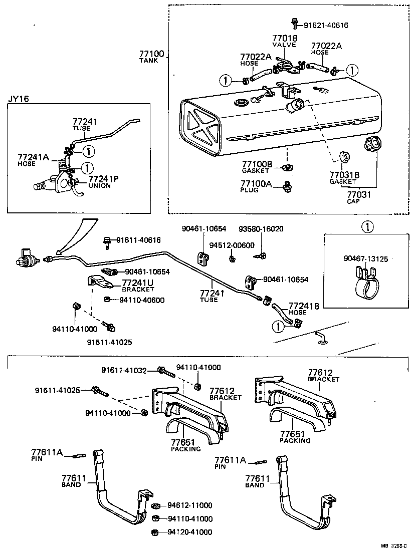  TOYOACE |  FUEL TANK TUBE