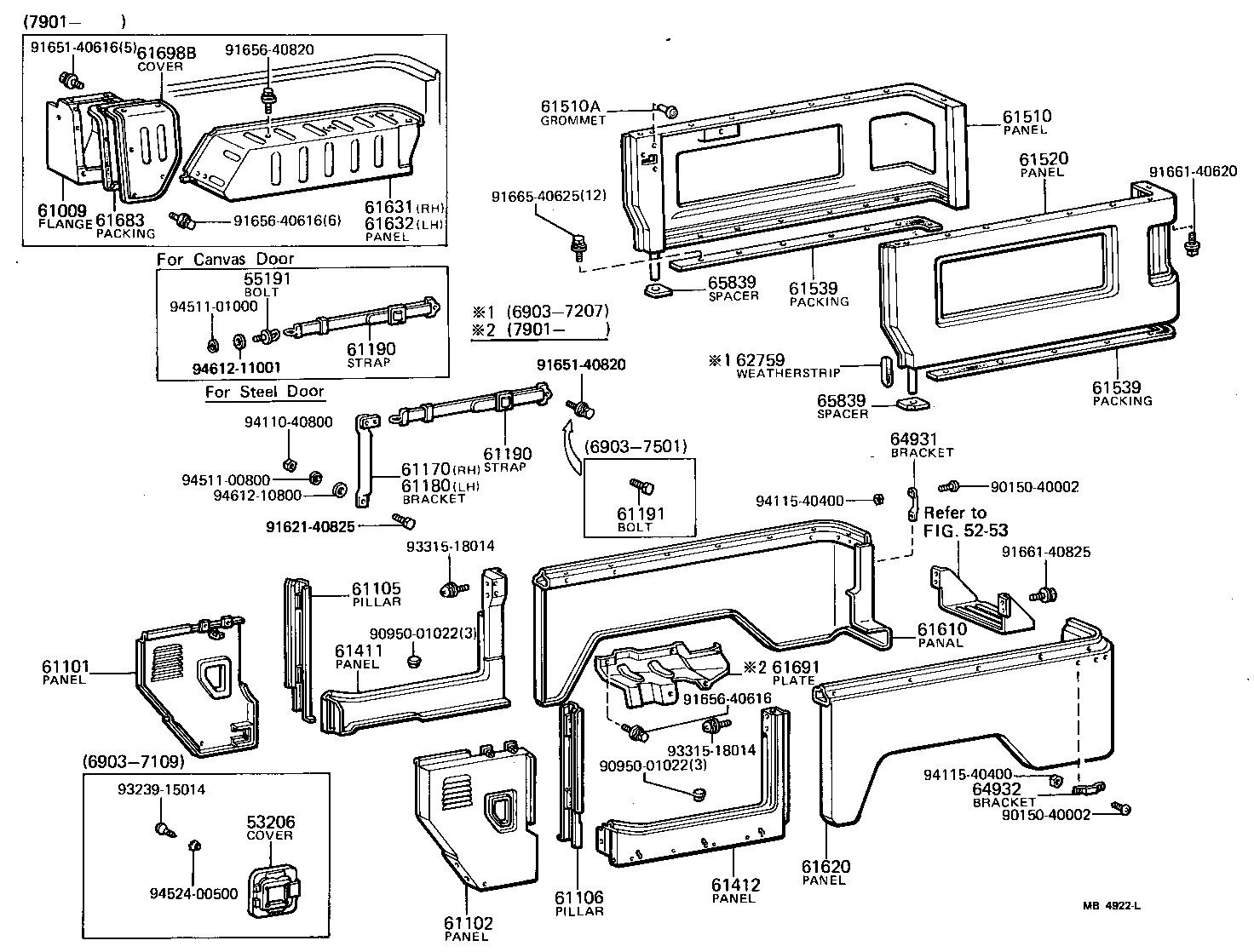  LAND CRUISER 40 45 55 |  SIDE MEMBER