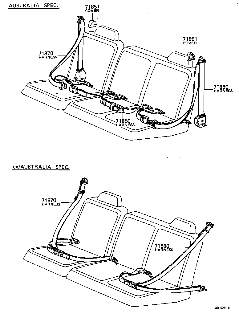  TOYOACE |  SEAT BELT