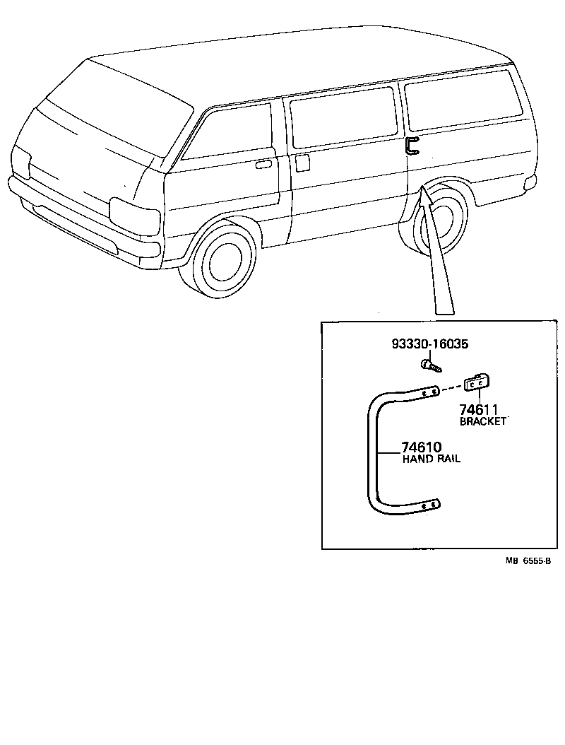  HIACE |  PROTECTOR PIPE ROLL BAR HANDRAIL