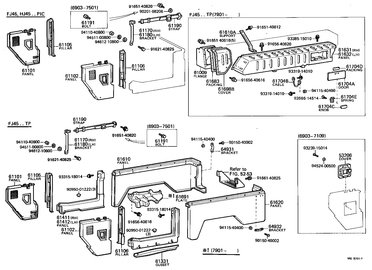  LAND CRUISER 40 45 55 |  SIDE MEMBER