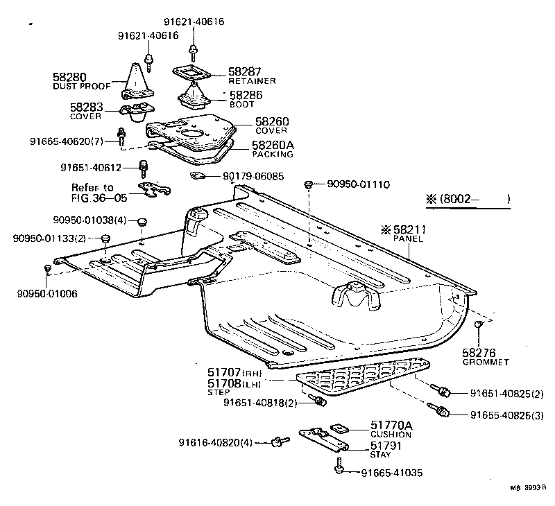  LAND CRUISER 40 45 55 |  FRONT FLOOR PANEL FRONT FLOOR MEMBER