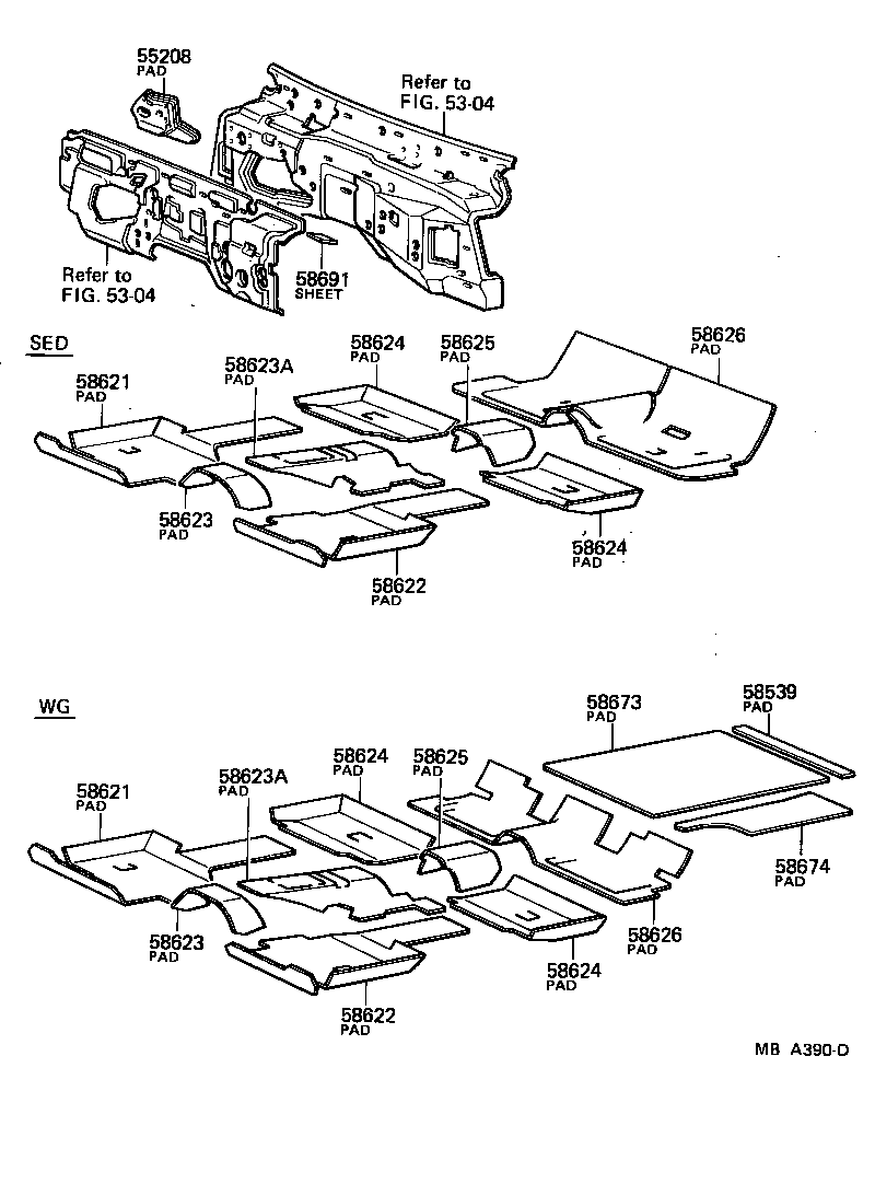  CROWN |  DASH SILENCER BOARD FLOOR SILENCER PAD