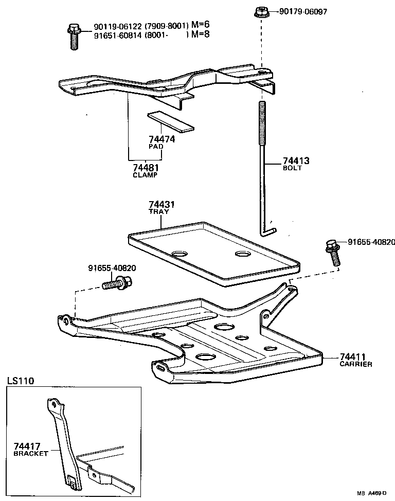  CROWN |  BATTERY CARRIER