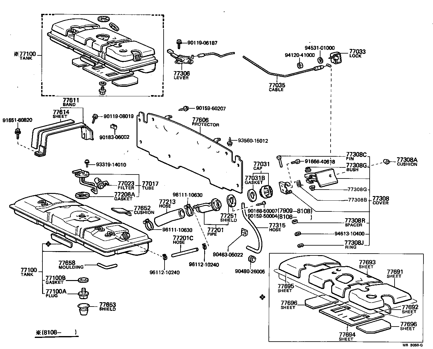  CROWN |  FUEL TANK TUBE