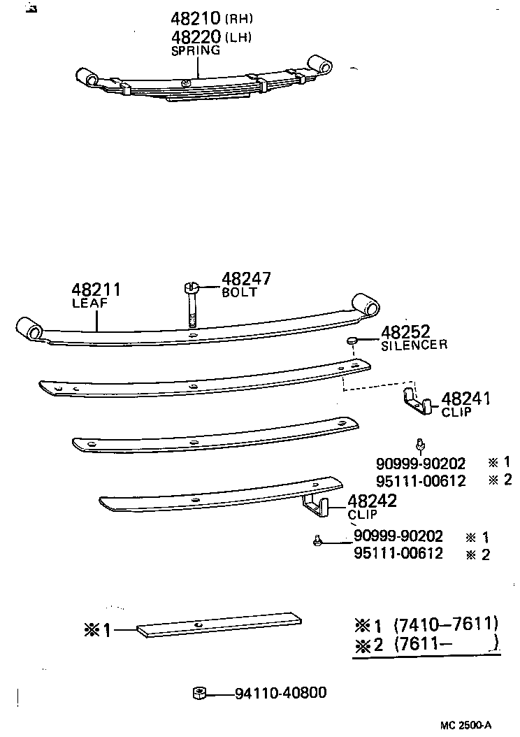  CROWN |  REAR SPRING SHOCK ABSORBER