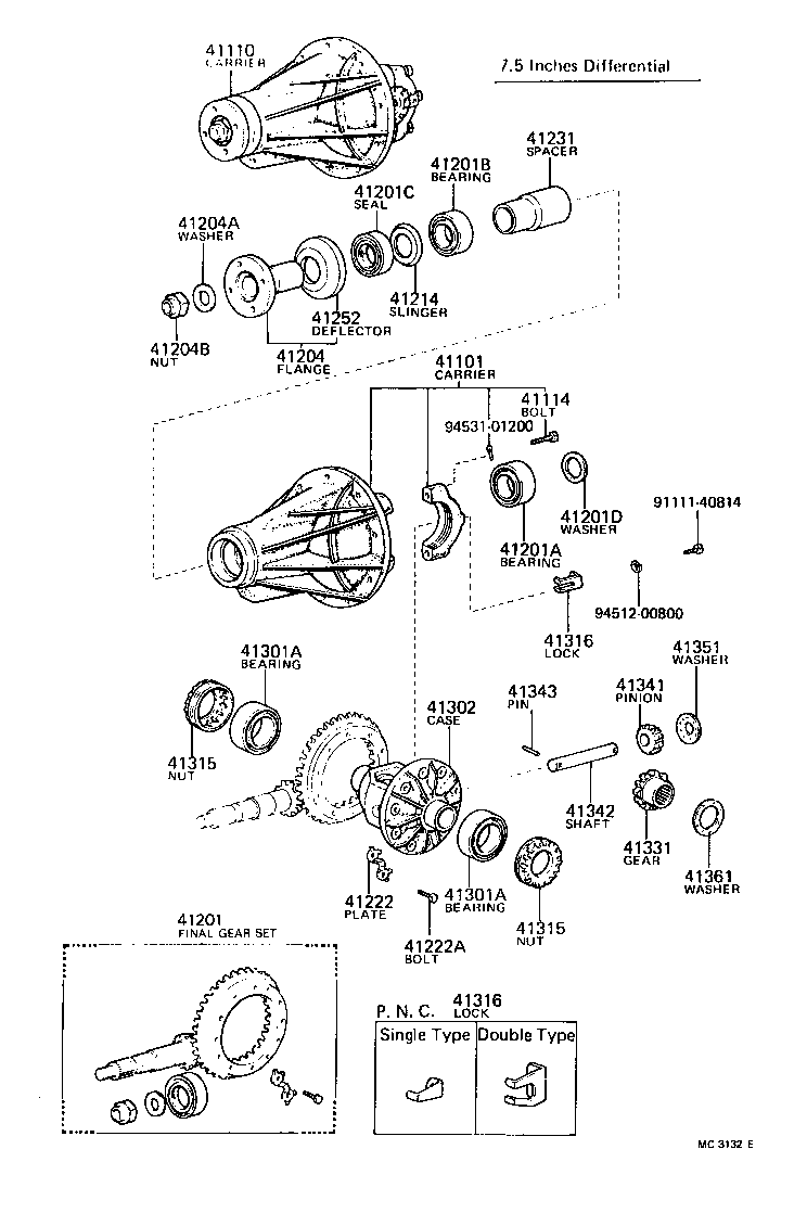  CROWN |  REAR AXLE HOUSING DIFFERENTIAL
