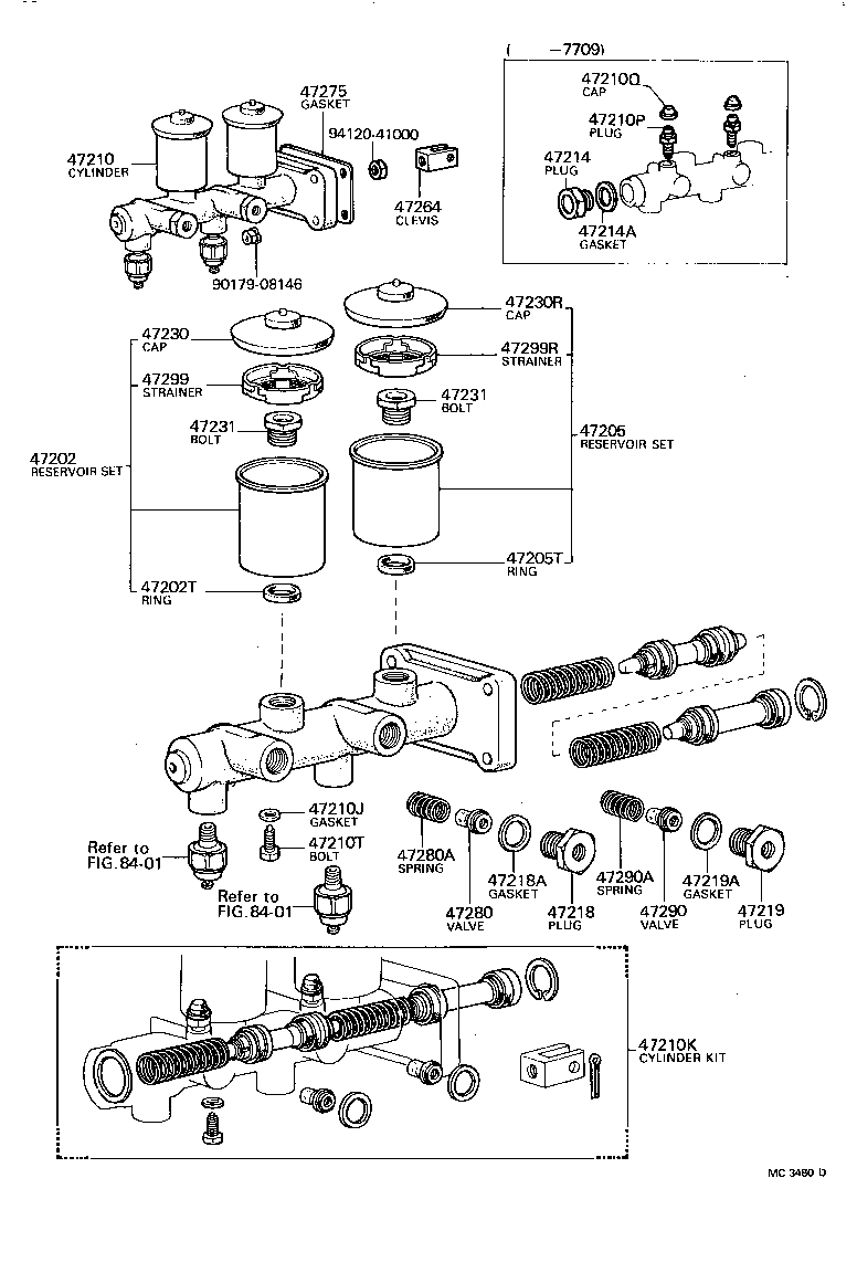  LAND CRUISER 40 45 55 |  BRAKE MASTER CYLINDER