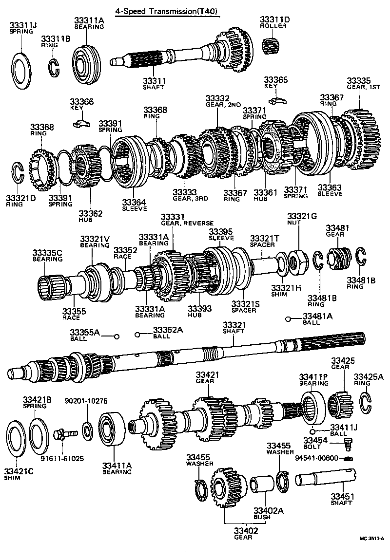  CARINA |  TRANSMISSION GEAR MTM