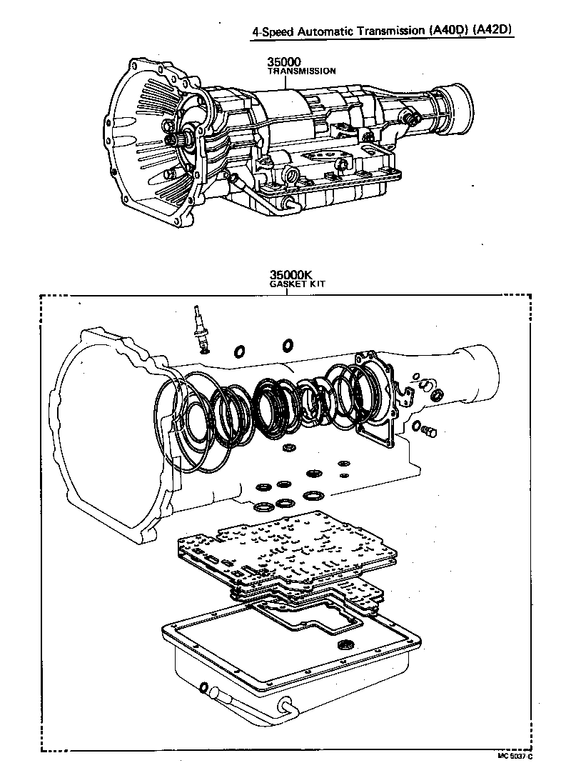  CROWN |  TRANSAXLE OR TRANSMISSION ASSY GASKET KIT ATM