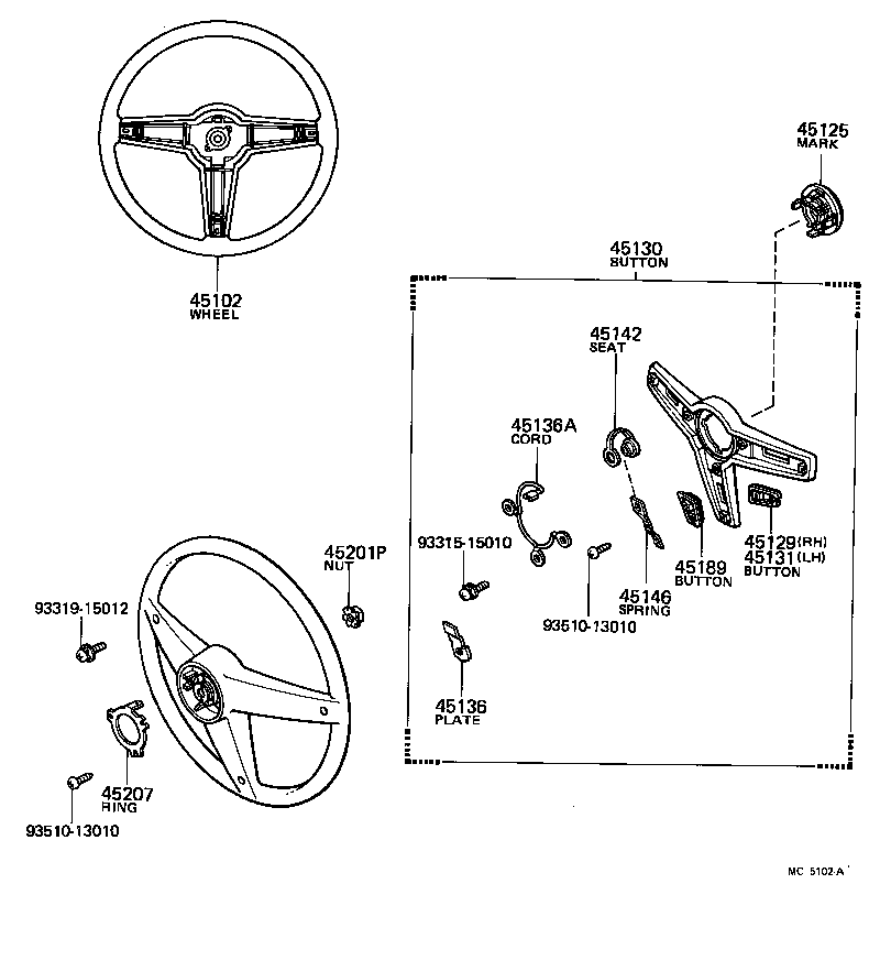  CARINA |  STEERING WHEEL