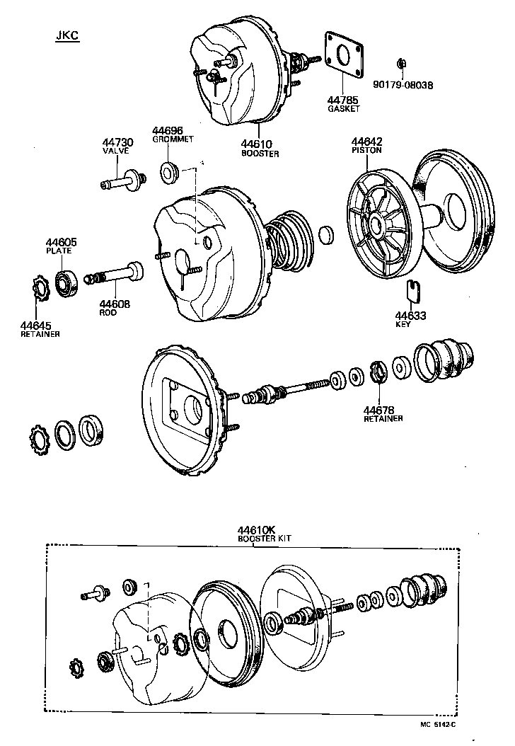  CARINA |  BRAKE BOOSTER VACUUM TUBE
