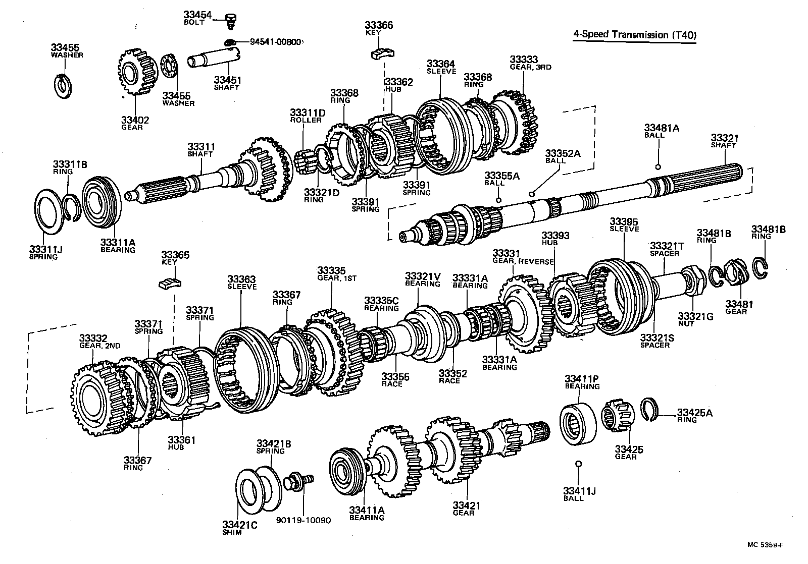  CARINA |  TRANSMISSION GEAR MTM