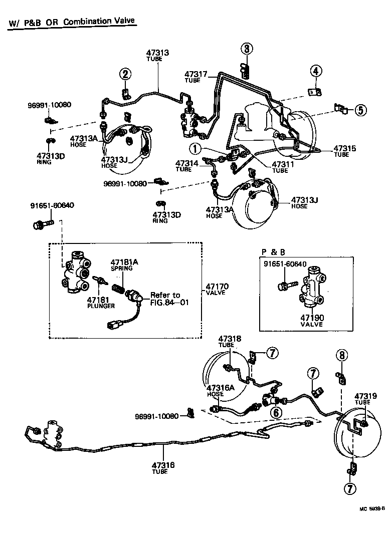  CARINA |  BRAKE TUBE CLAMP