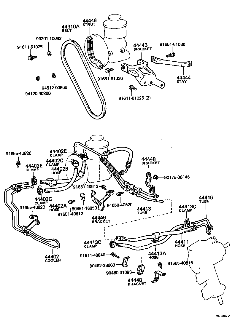  CROWN |  POWER STEERING TUBE