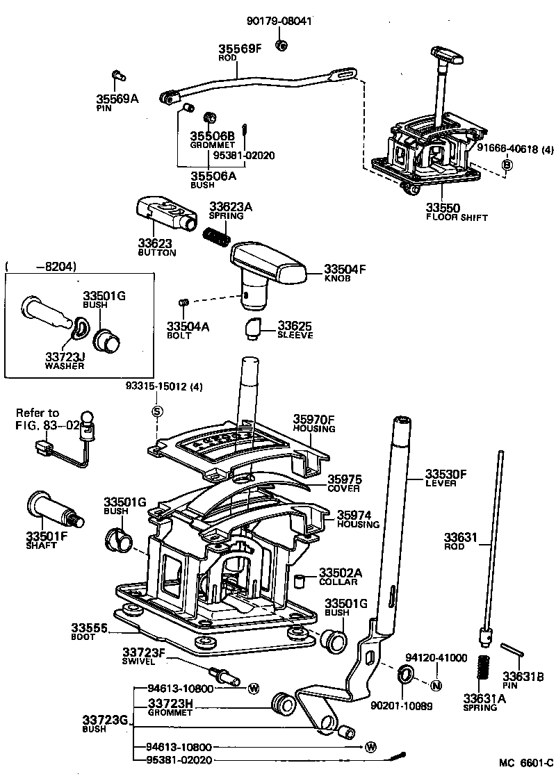  CROWN |  SHIFT LEVER RETAINER