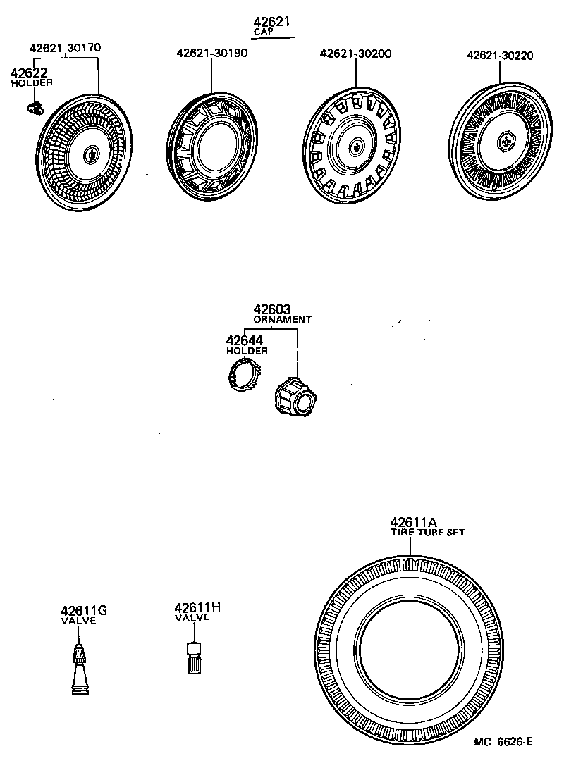  CROWN |  DISC WHEEL WHEEL CAP