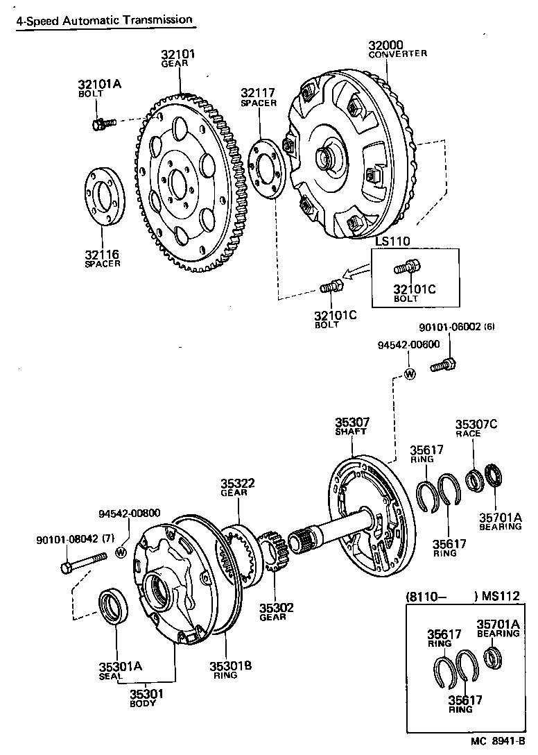  CROWN |  TORQUE CONVERTER FRONT OIL PUMP CHAIN ATM