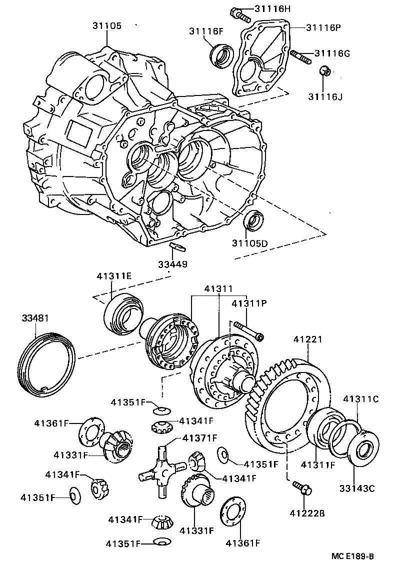  CAMRY |  FRONT AXLE HOUSING DIFFERENTIAL