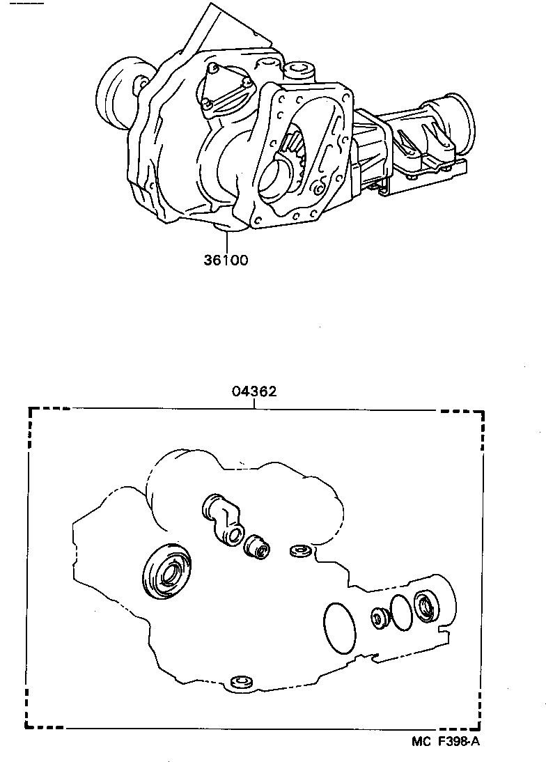  CAMRY |  TRANSFER ASSEMBLY GASKET KIT