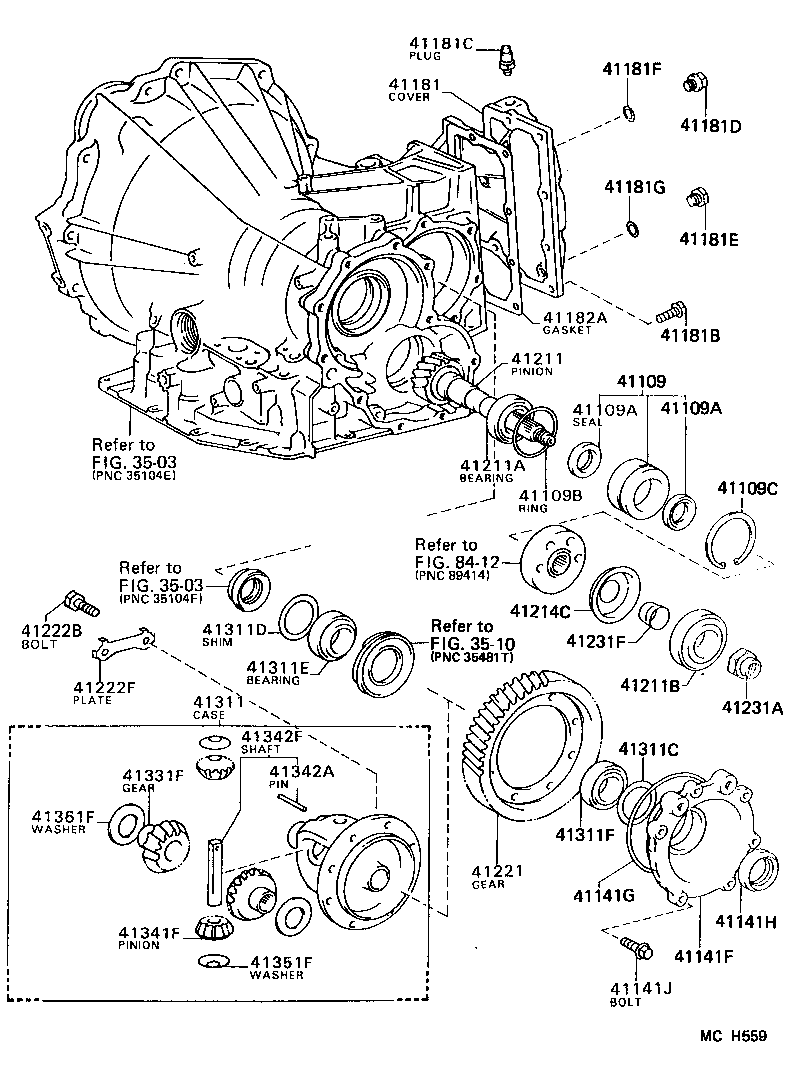  CAMRY |  FRONT AXLE HOUSING DIFFERENTIAL