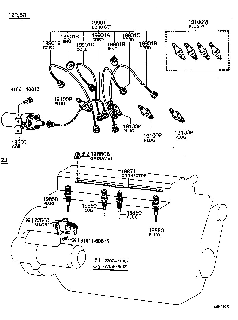  TOYOACE |  IGNITION COIL SPARK PLUG