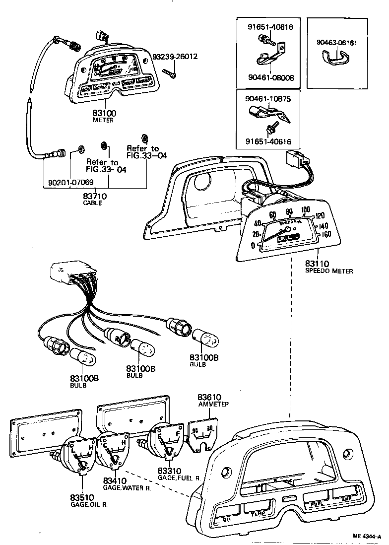  LAND CRUISER 40 45 55 |  METER