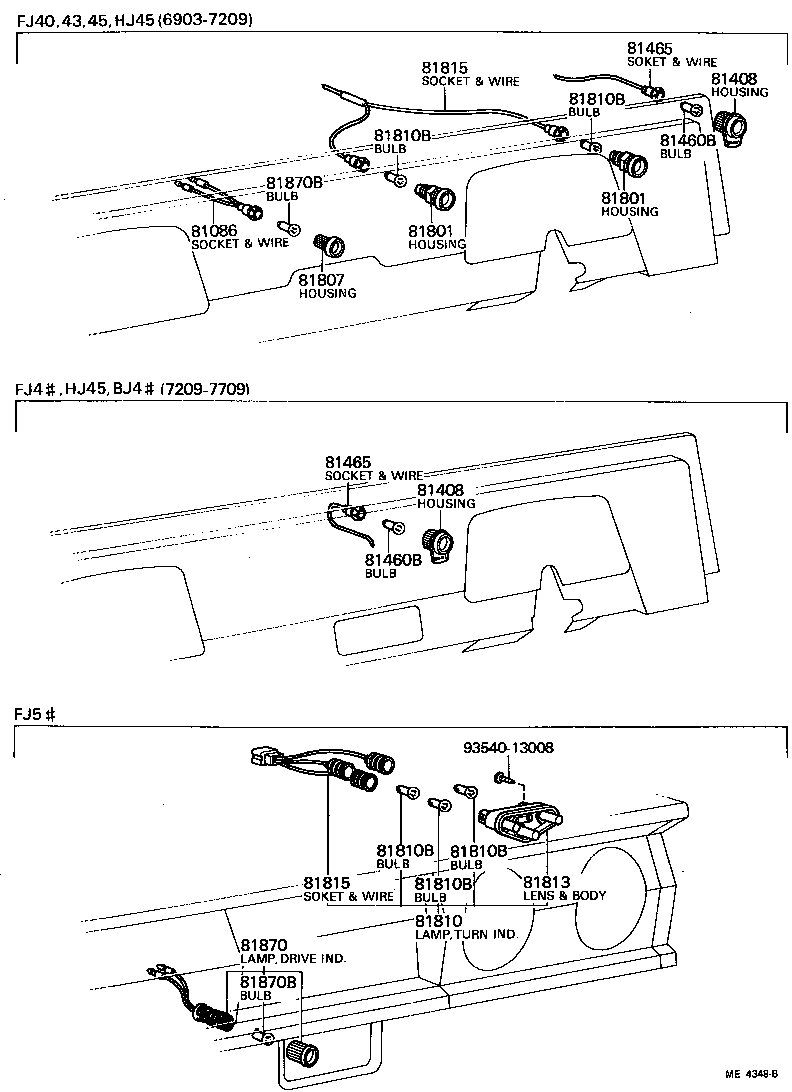  LAND CRUISER 40 45 55 |  INDICATOR