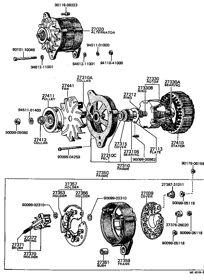  CARINA |  ALTERNATOR