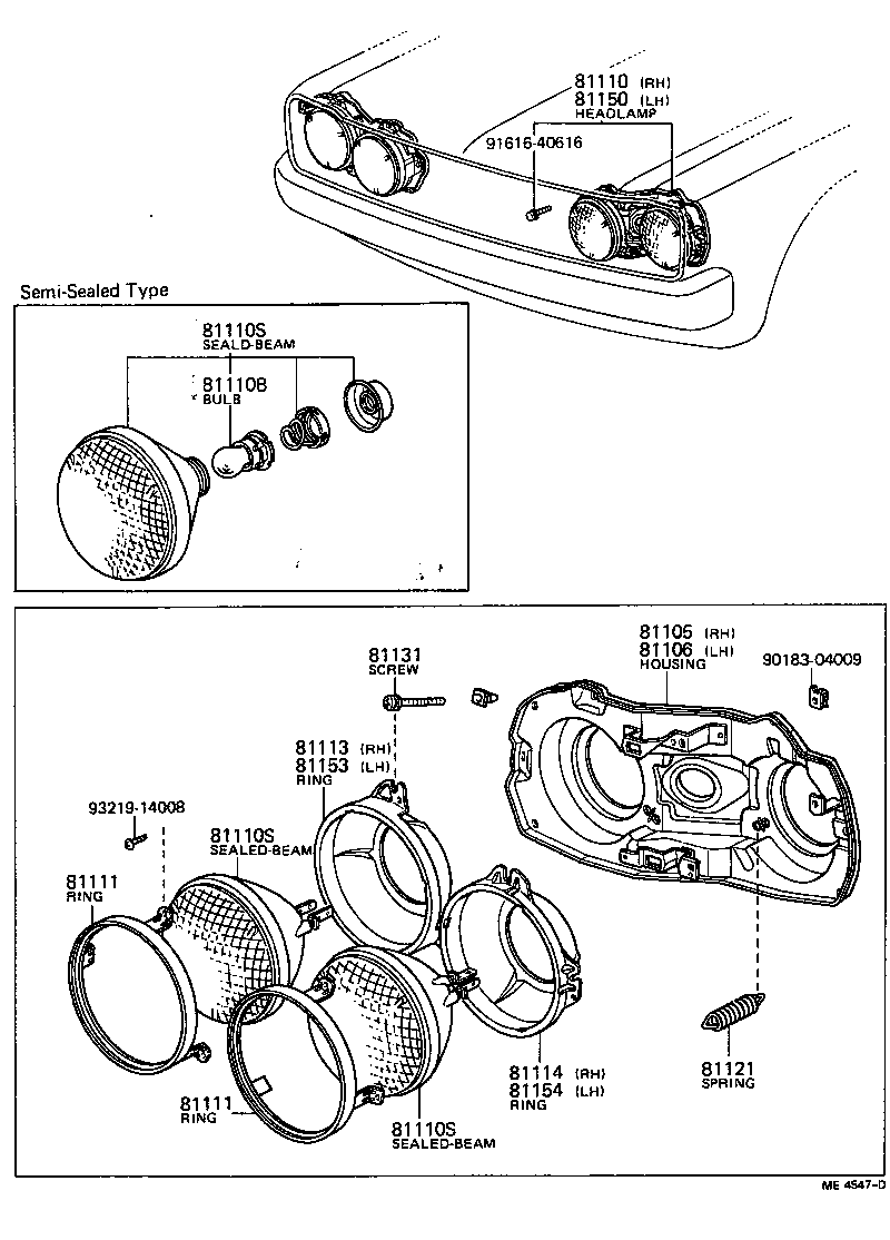  CARINA |  HEADLAMP