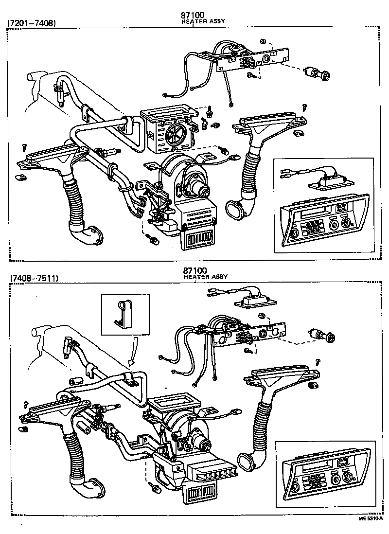 HILUX |  HEATING AIR CONDITIONING SET