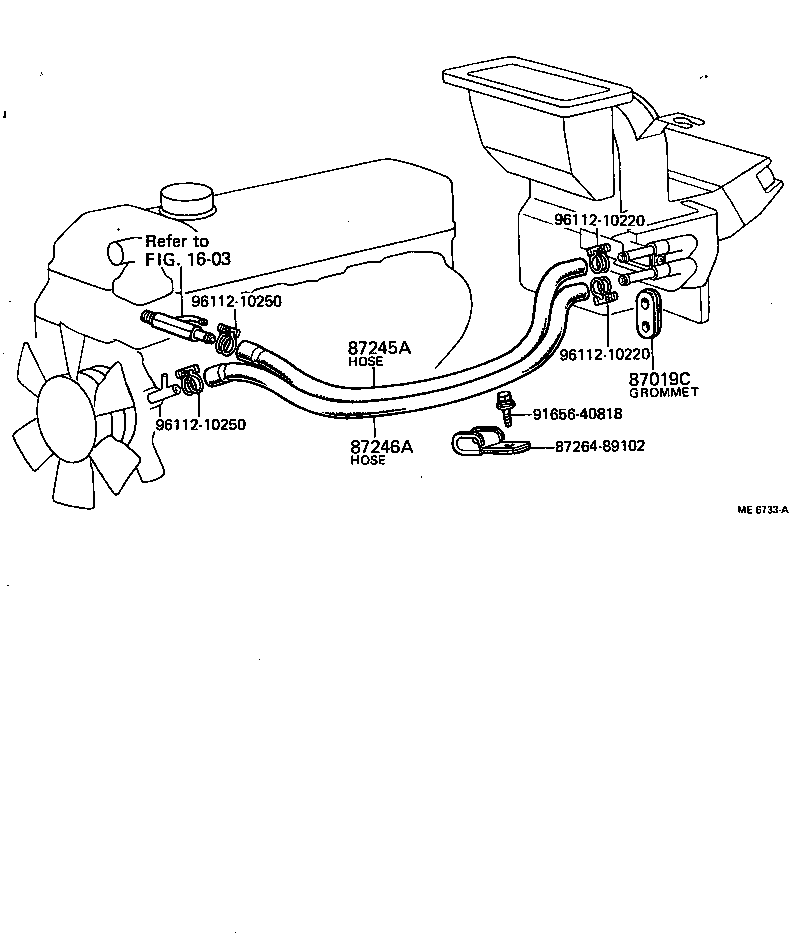  HILUX |  HEATING AIR CONDITIONING WATER PIPING