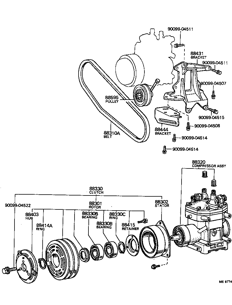  CARINA |  HEATING AIR CONDITIONING COMPRESSOR