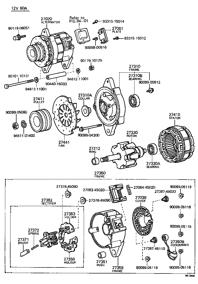  CROWN |  ALTERNATOR