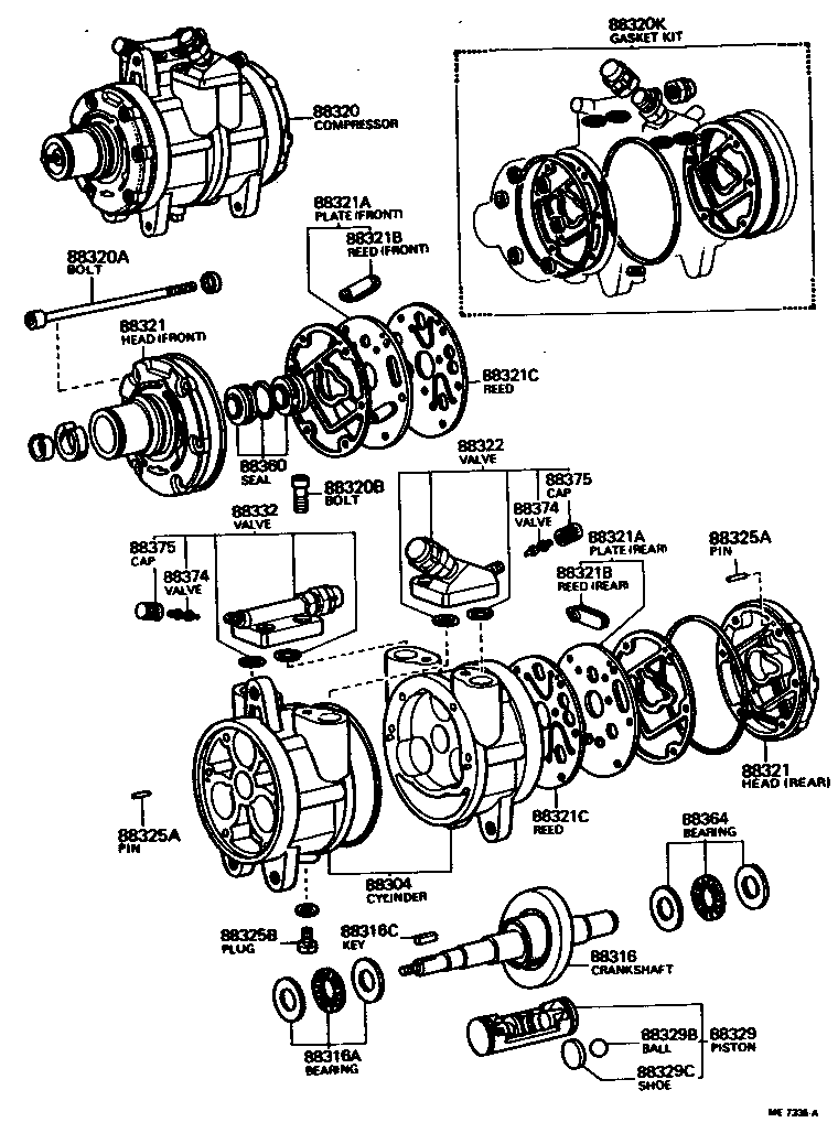  CROWN |  HEATING AIR CONDITIONING COMPRESSOR