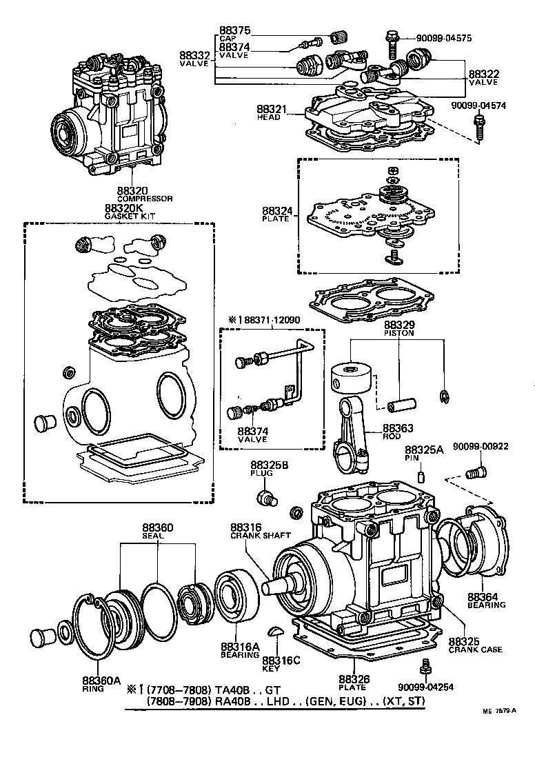  CELICA |  HEATING AIR CONDITIONING COMPRESSOR