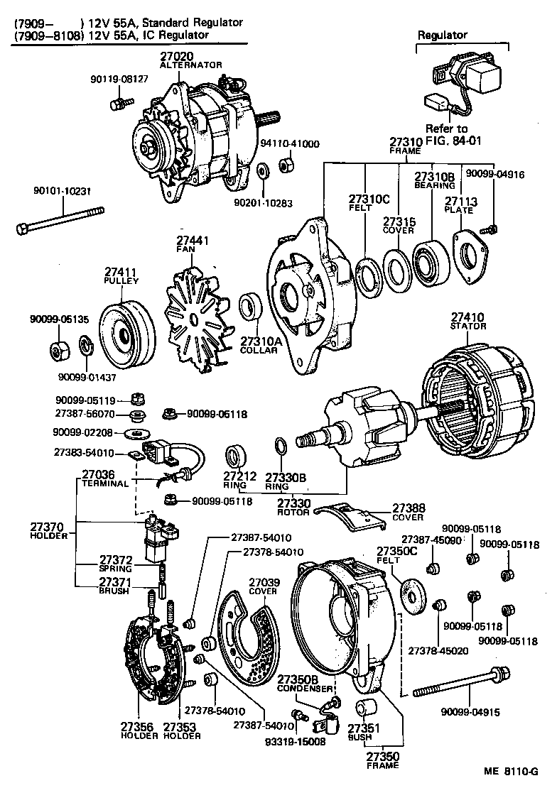  CROWN |  ALTERNATOR