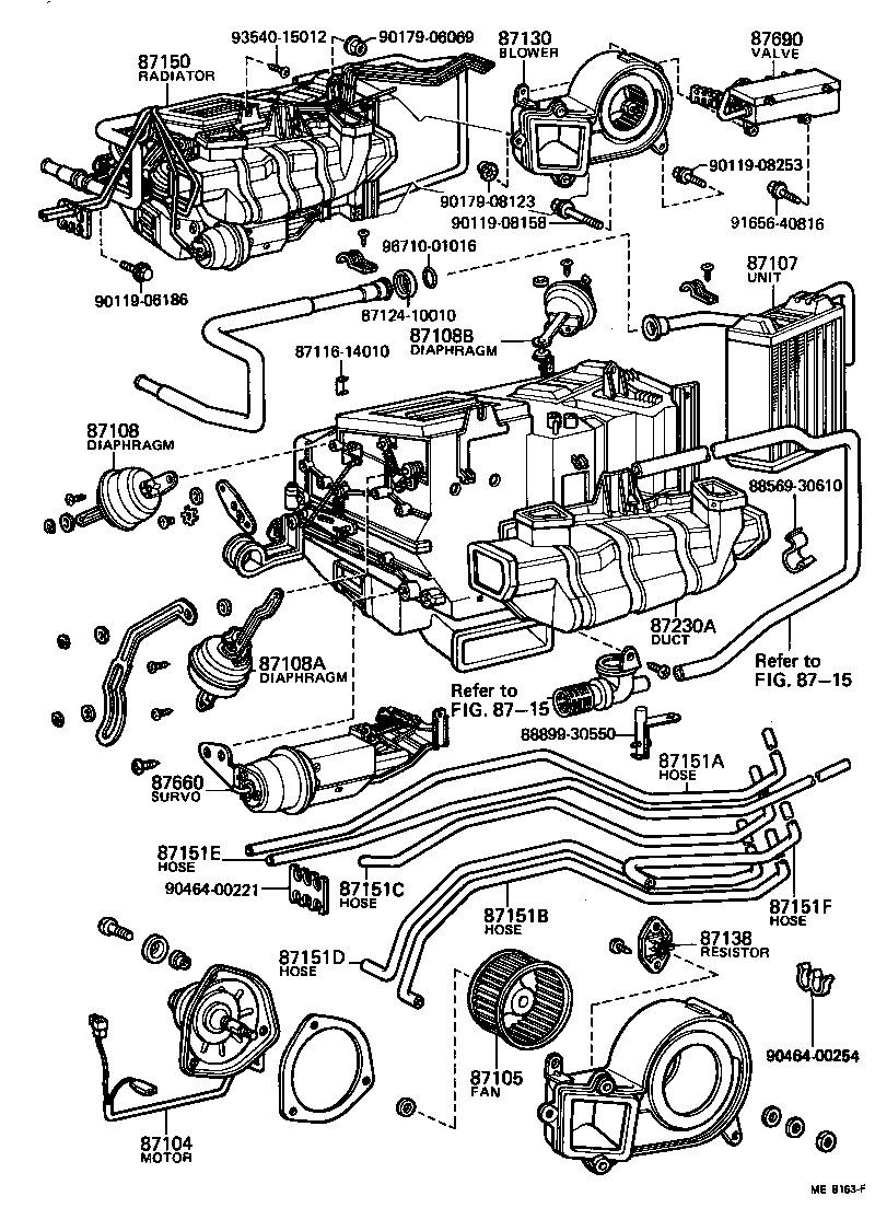  CROWN |  HEATING AIR CONDITIONING HEATER UNIT BLOWER