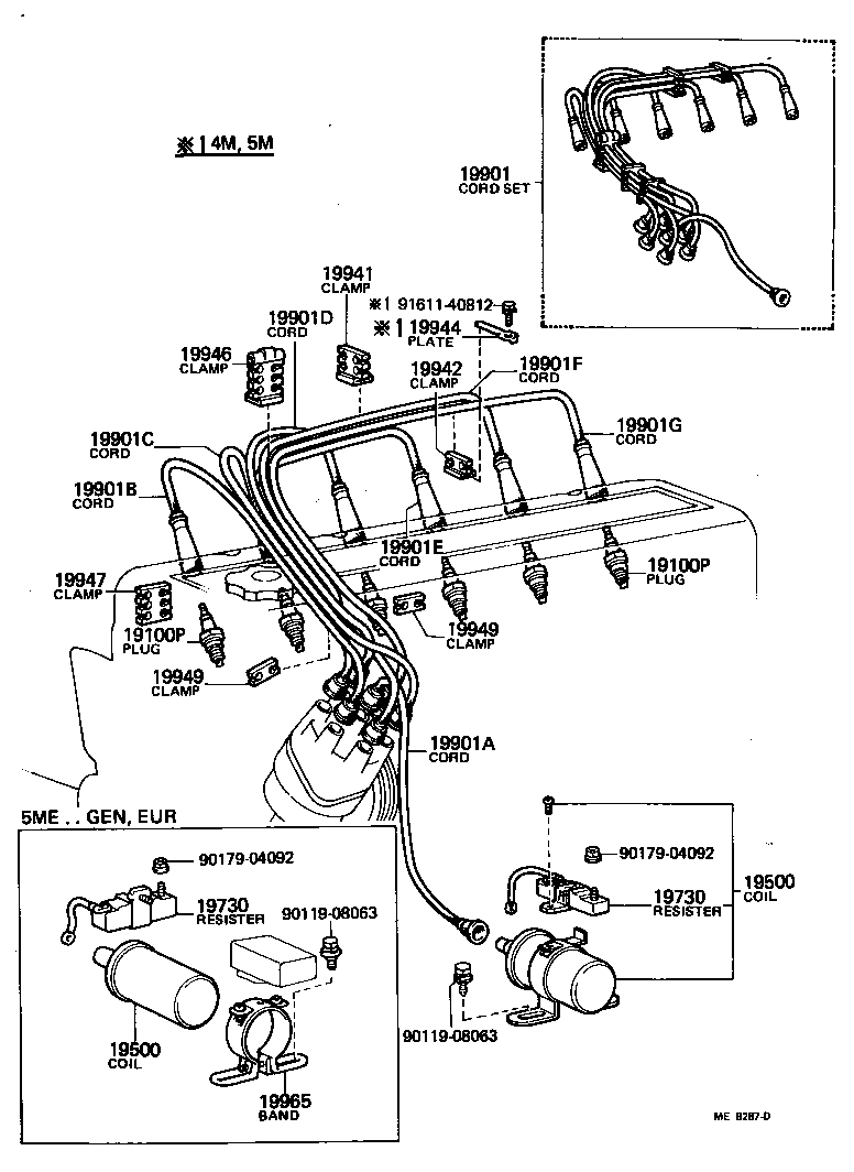  CROWN |  IGNITION COIL SPARK PLUG