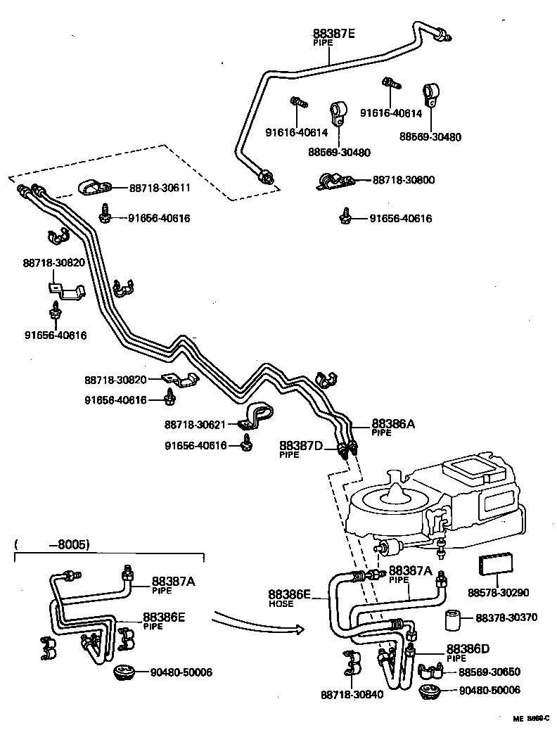  CROWN |  HEATING AIR CONDITIONING COOLER PIPING