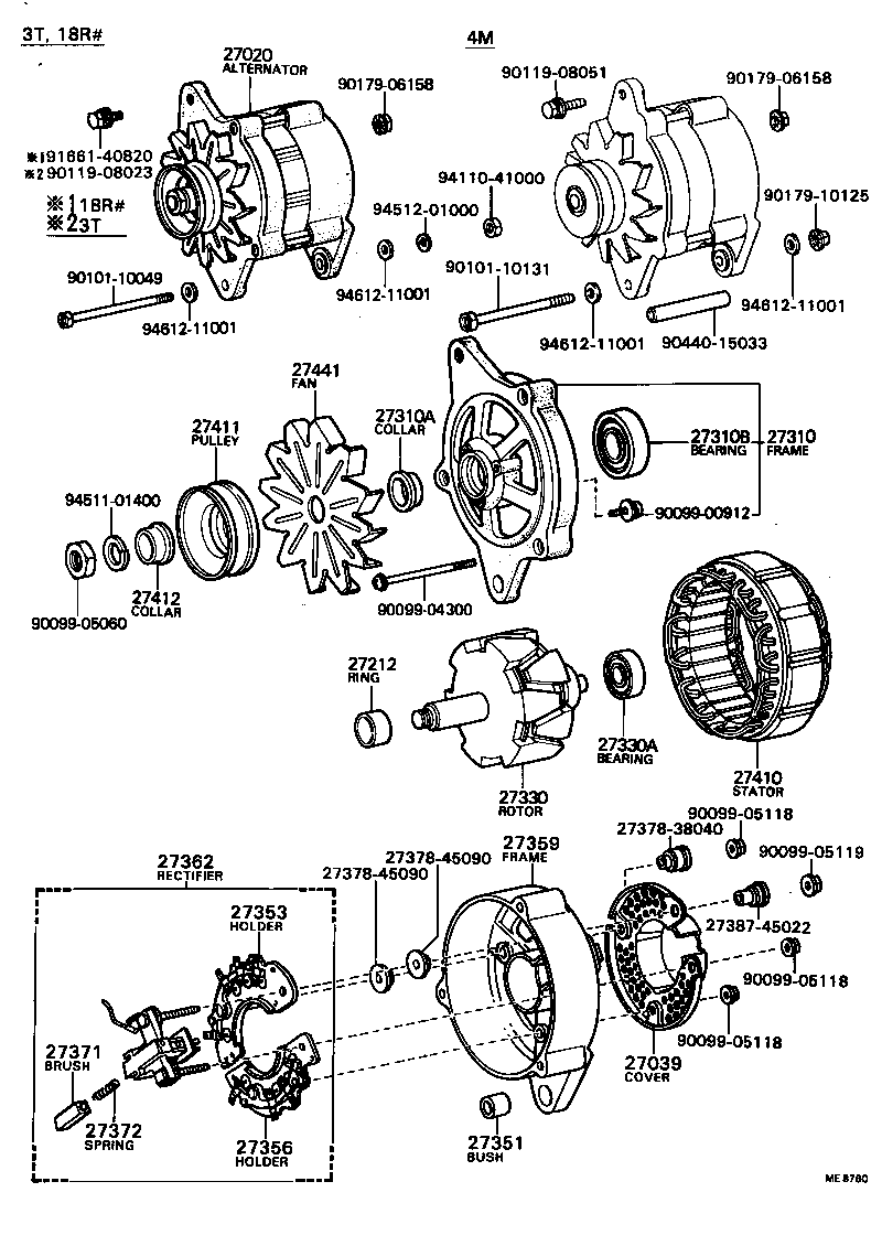  CRESSIDA |  ALTERNATOR